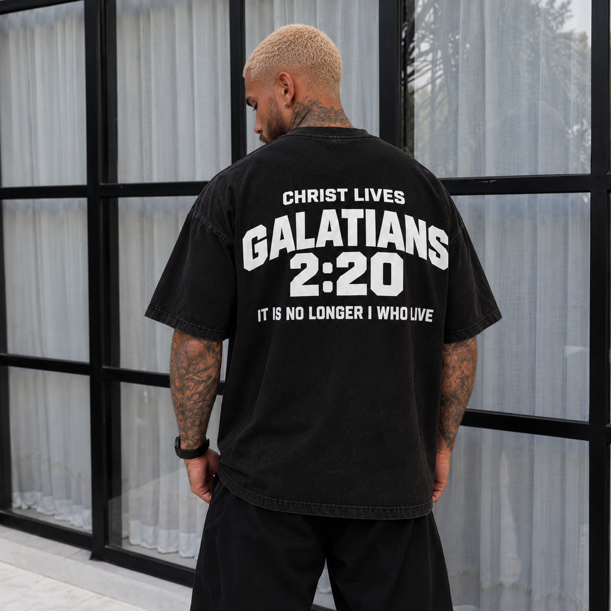 Galatians 2:20 Varsity Tee